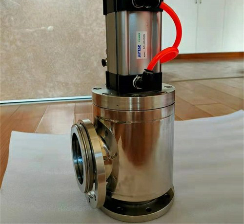 法蘭高真空擋板閥 法蘭高真空擋板閥