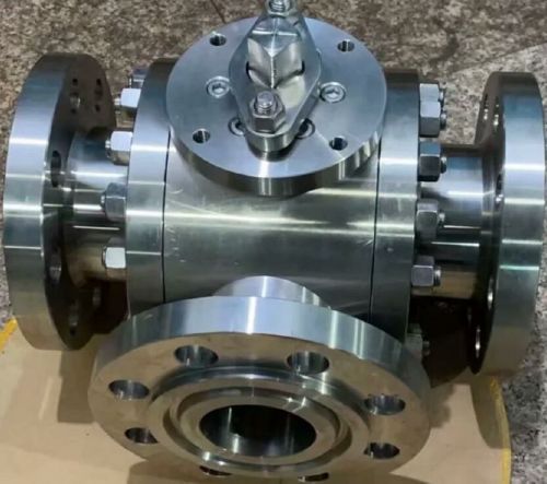 C276高壓鍛鋼三通球閥 C276高壓鍛鋼三通球閥