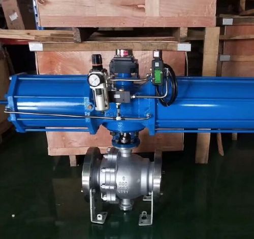 不銹鋼氣動硬密封固定球閥 不銹鋼氣動硬密封固定球閥